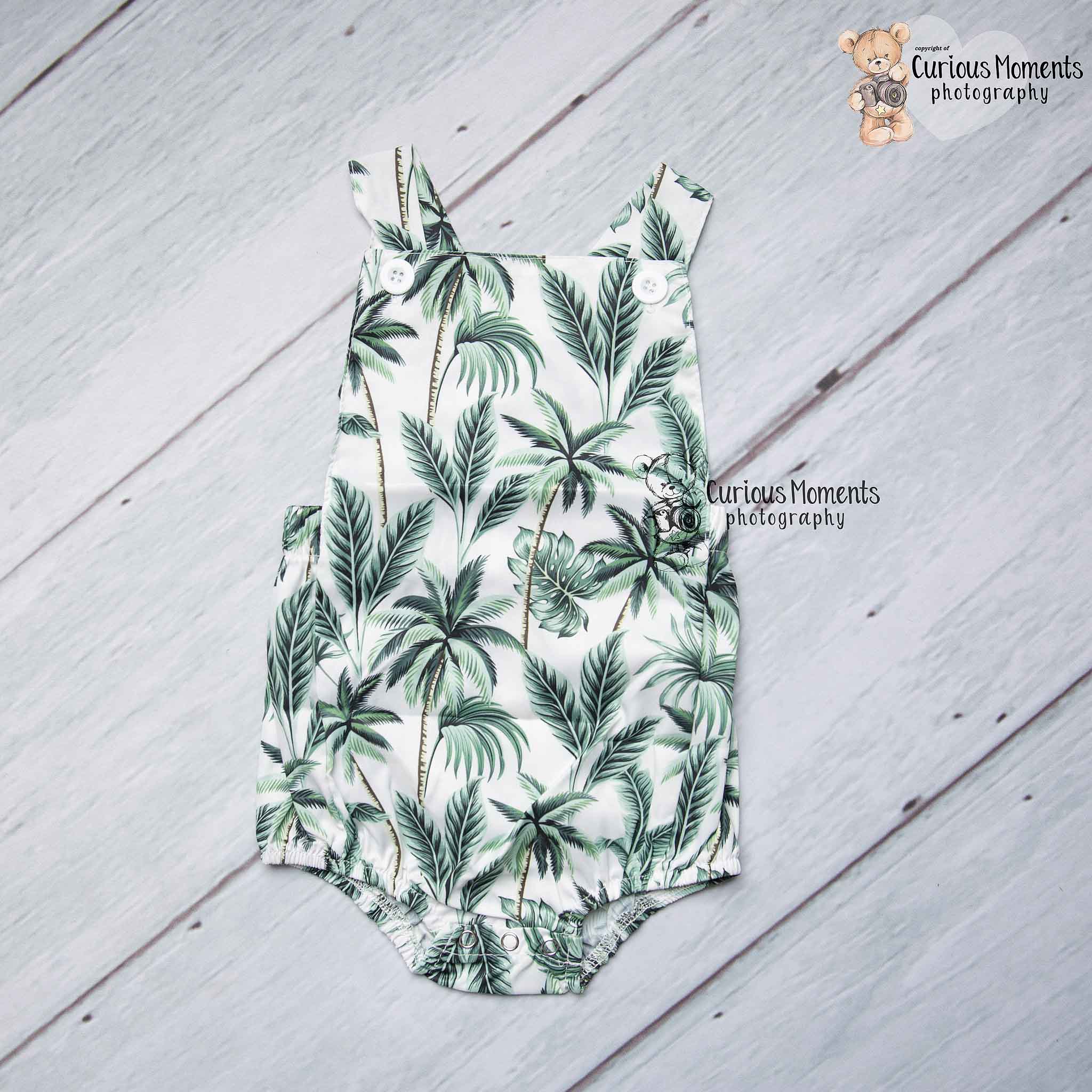 Palm Leaves Romper